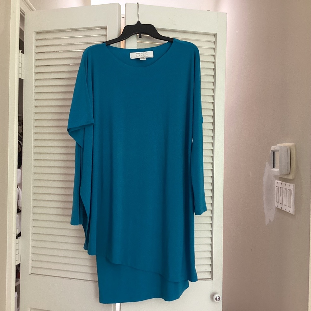 Badgley Mischa sized S turquoise dress